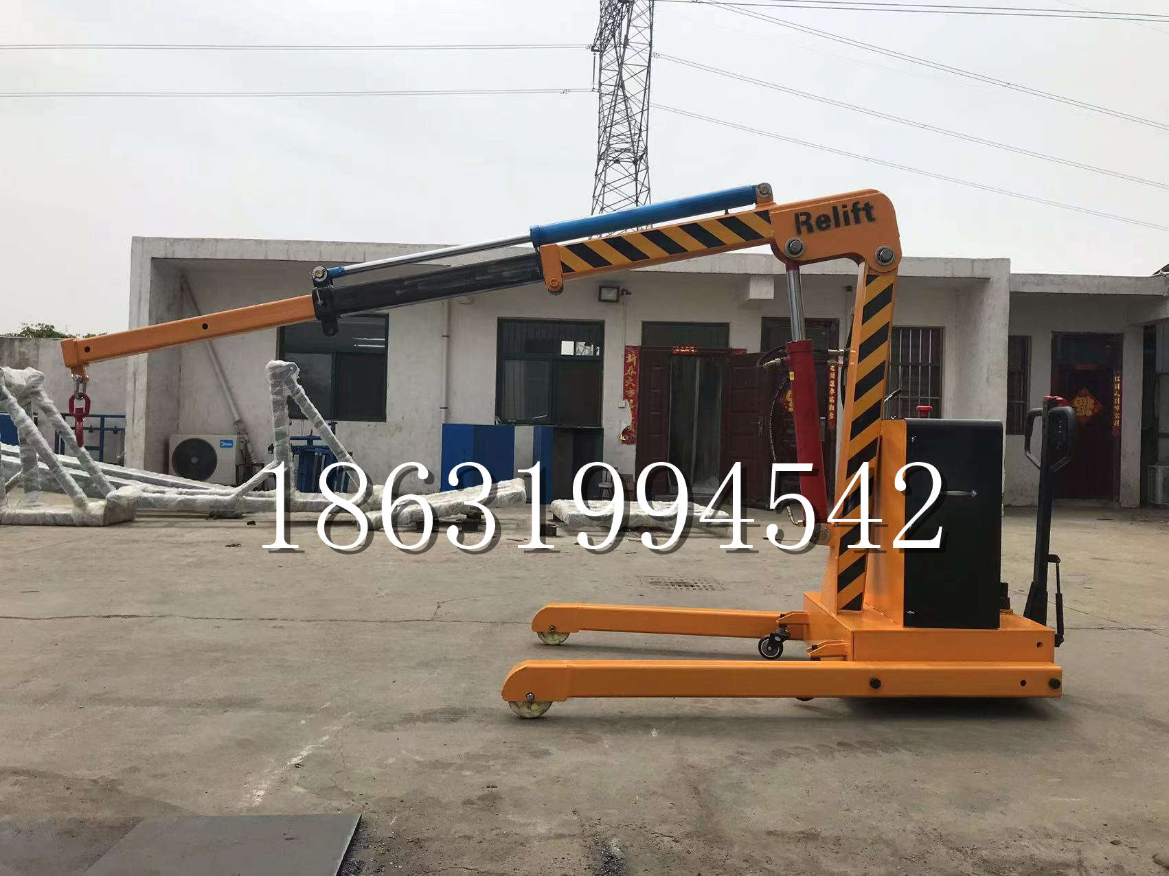 潞城区久征定做3吨三轮随车吊 农用园林绿化移树吊 平板工程用小吊机