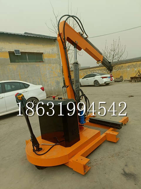 潞城区自卸车厢随车吊 自制轮式四不像起重机 四驱平板吊 5吨 贵盛